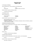 Review Sheet – Biology