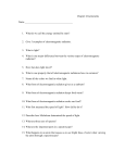 Chapter 4 Instruments Name What do we call the energy emitted by