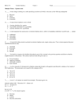 BioSc 231 Exam 4 2008