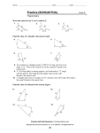 Name Class Date Practice (SOHCAHTOA) Form G Trigonometry