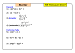 Class notes - Nayland Maths