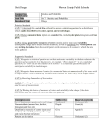 Unit Design Warren County Public Schools Content Area Statistics