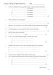 S1 Science - Microbes and Health - Homework 1