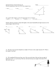 Geometry Honors Trig Test Review