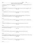 Power and Energy Practice Sheet