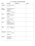 Genetics: the scientific study of heredity