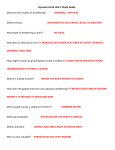 Dynamic Earth Unit 1 Study Guide What are the 2 types of