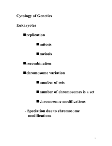 Cytology of Genetics