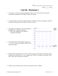 Unit 8 Worksheet 1