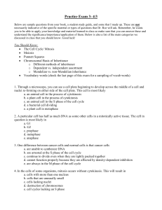 Practice Exam 3- 4/3 Below are sample questions from your book, a