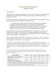 Weekly Commentary 08-25-14 PAA