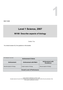 L1 Science (90188) 2007