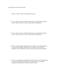 Study Guide for Plate Tectonics Final