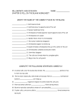 Write the name of the phase of the cell cycle next to each event