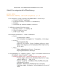 Fetal development