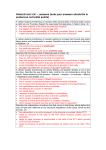 Homeostasis test