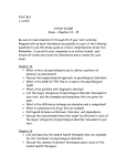 Study Guide (Ch 13-15)