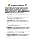 DEFINITIONS OF PROPAGANDA TECHNIQUES