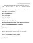 What Should I Know for the HUMAN GENOME TEST? Chapter 14