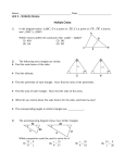 Unit 5 – Similarity TEST