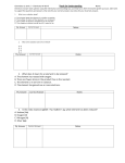 Chemistry S1 Unit 5 – Chemistry At Work Check for Understanding