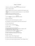 Chapter 21 Worksheet