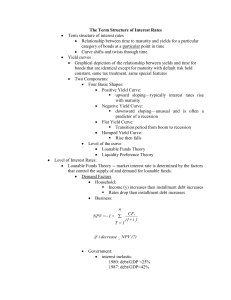 The Term Structure of Interest Rates