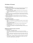 Balance of Payments Interaction with Key Macroeconomic Variables