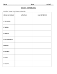 Energy Vocabulary Foldable