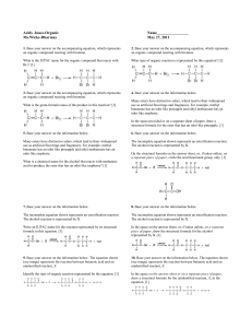 Acids-bases and Organic Review