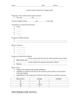 Cardiovascular System Note Taking Guide