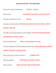 Dynamic Earth Unit 1 Test Study Guide What are the 2 types of