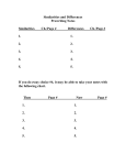 Similarities and Differences Prewriting Notes Similarities Ch./Page