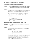 section 2.1- rates of change and limits