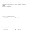 Test Alg2 Chap 5N