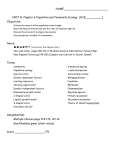 Ch 6 Population Ecology