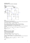 Power amplifiers