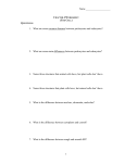 Chapter 4 Worksheet