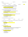 Biology-1 Exam Two Sample Questions Substrates bind to an