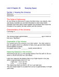 Unit 8 Chapter 26 Studying Space