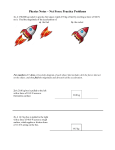 Physics – More Net Force Practice Problems