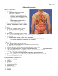 Abdominal Assessment