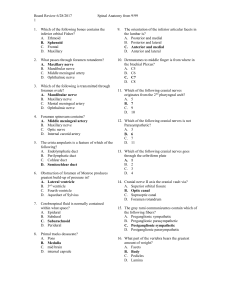 1 - Chiropractic National Board Review Questions