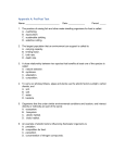 Appendix A: Pre/Post Test