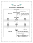 STUDY GUIDE Unit 3- Week 5- Elizabeth Blackwell Comprehension