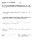 Photoelectric Effect Practice Problems