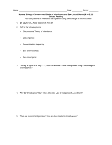 Chromosomes and Sex