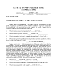 math-112 practice test 2 answers spring 2008