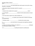 Sociology Chapter 2 Section 1