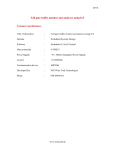 IOT18 Toll gate traffic monitor and analyzer using IoT Technical